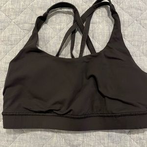 lululemon black sports bra